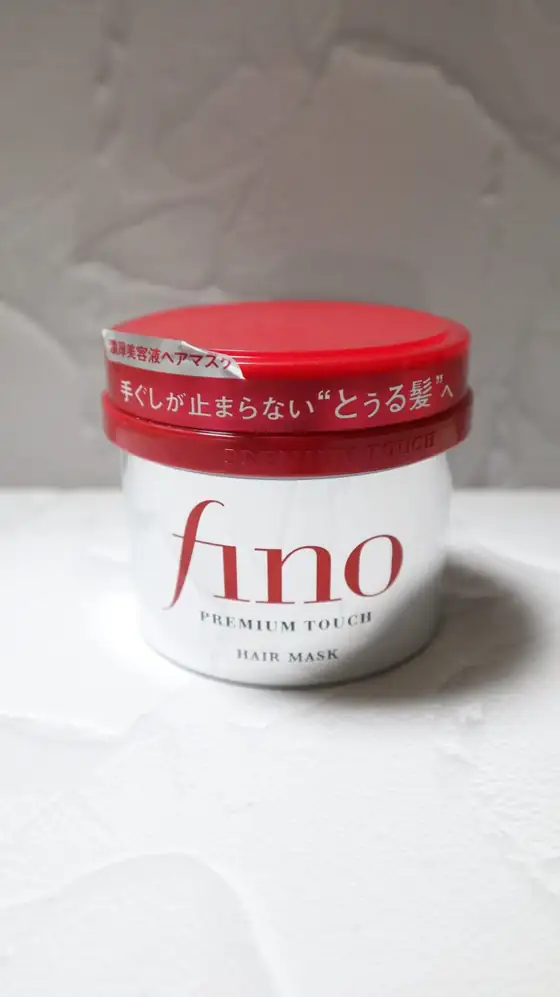 フィーノ プレミアムタッチ 濃厚美容液ヘアマスク230gの正面|赤いフタの新パッケージ